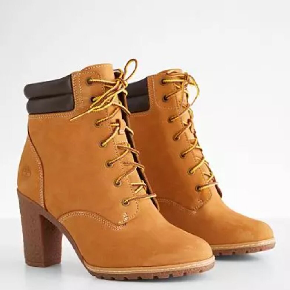 Timberland Women's Tillston Wheat Nubuck Leather Boots
